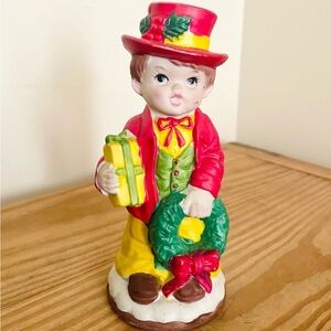 VTG 1979 Bisque Porcelain Chadwick Miller (CMI) Christmas Dickens Boy Bank